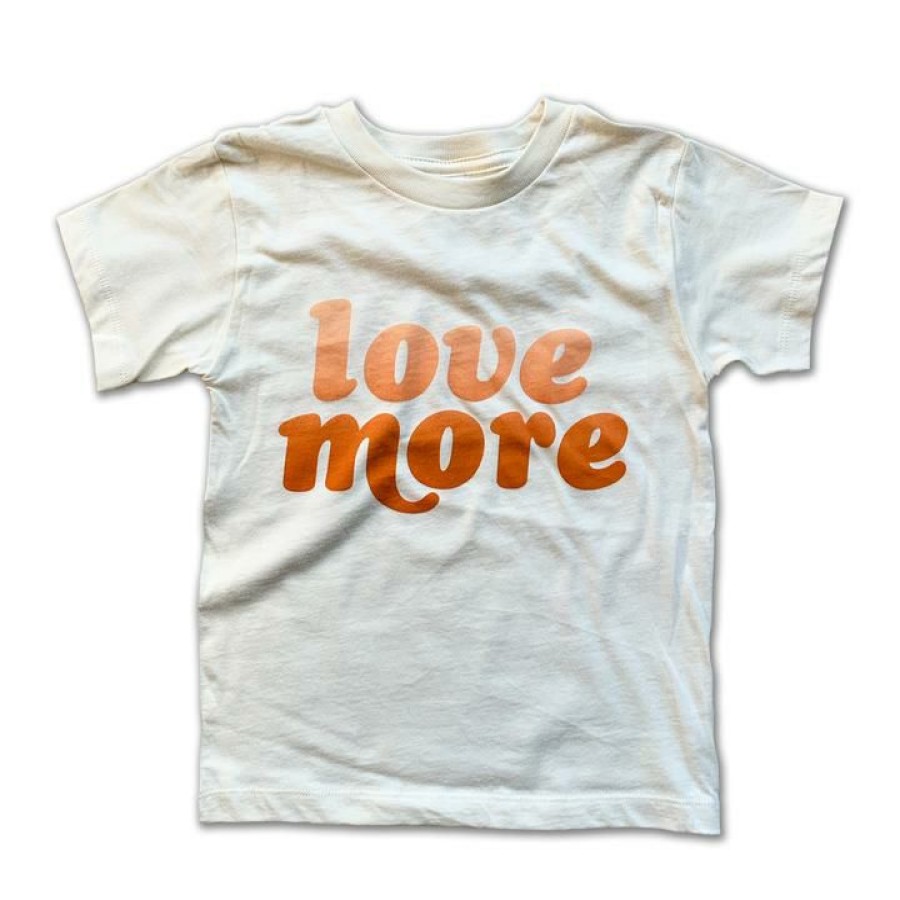 Clothing * | Rivet Apparel Love More Vintage Tee Graphic Tees