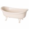 Dolls + Plushies * | Maileg Toys Cream Miniature Doll House Bathtub Toy