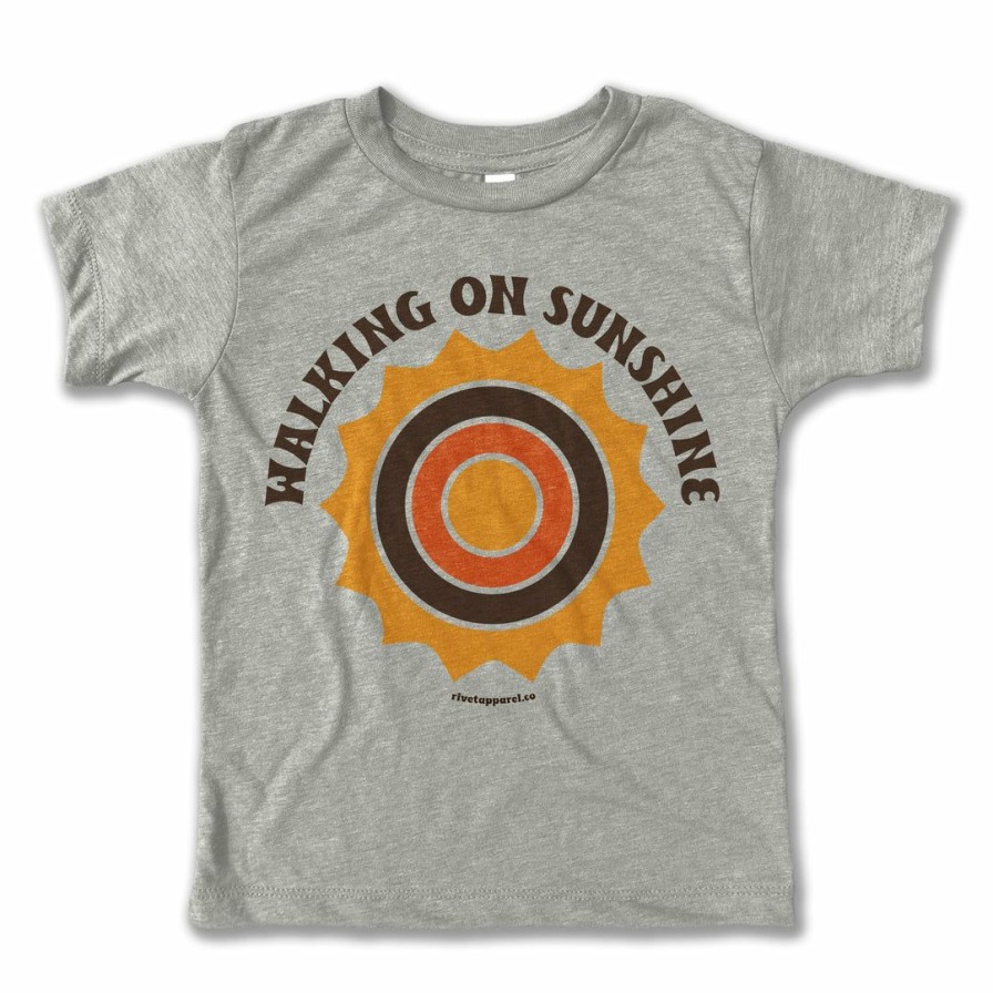 Clothing * | Rivet Apparel Graphic Tees Walking On Sunshine Tee