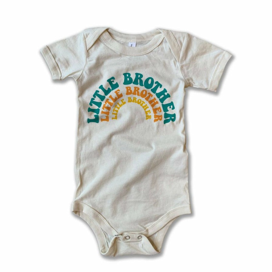 Clothing * | Rivet Apparel Little Brother Vintage Onesie Bodysuits