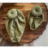 Dolls + Plushies * | Dolls + Plushies Olive Green Knotted Minikane Turban Hat