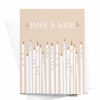 Party Time * | Onderkast Make A Wish Birthday Candles Greeting Card