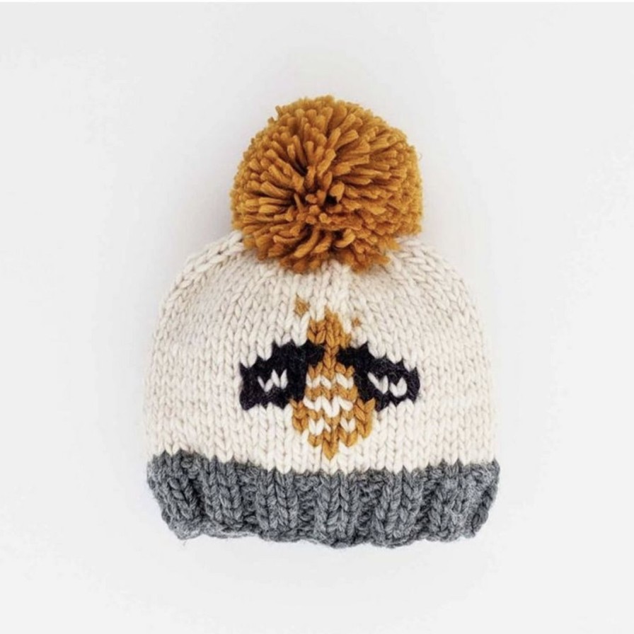 Headwear * | Huggalugs Headwear Bumblebee Knit Beanie