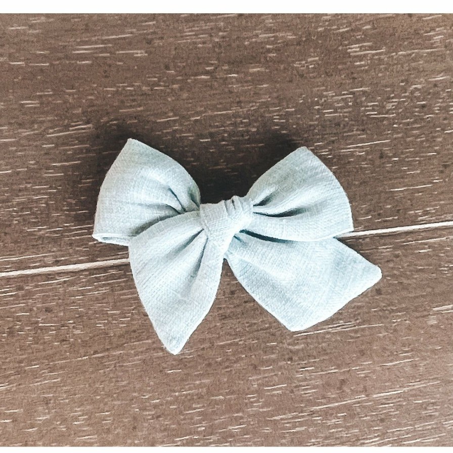 Headwear * | Mae + Skye Headwear Meadow Mini Pinwheel Bow Hair Clip