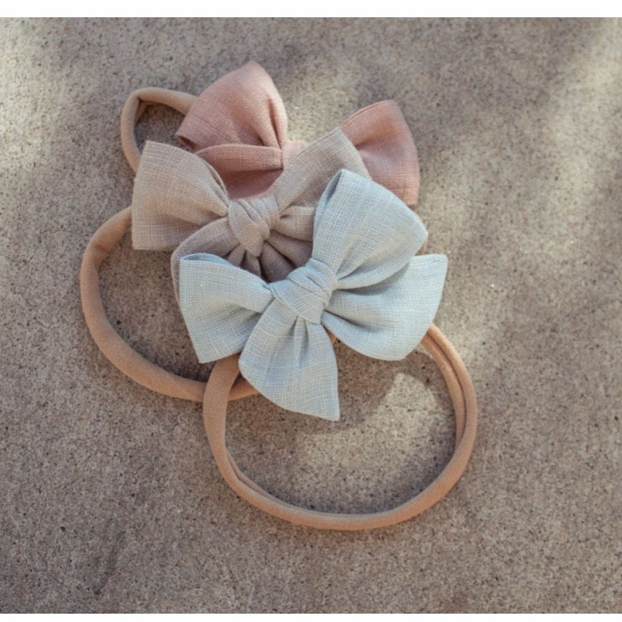 Headwear * | Mae + Skye Headwear Meadow Mini Pinwheel Bow Hair Clip