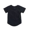 Clothing * | Little Bipsy Black Basic Tee Tops