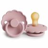 Pacifier Goods * | Frigg Baby Pink Daisy Natural Pacifier Pacifier Goods