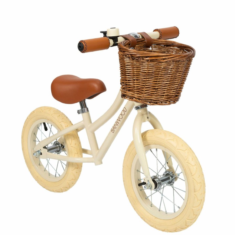 Toys * | Banwood Bikes Cream Balance Bike Banwood Bicycle Toys