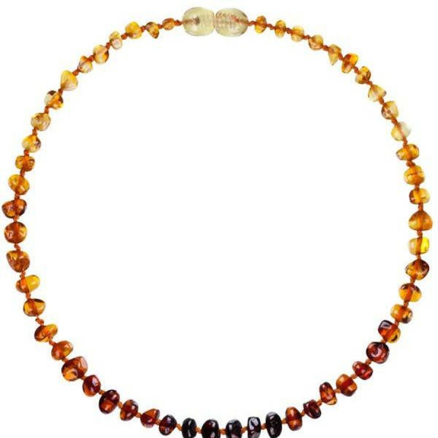 Jewelry * | Powell'S Owl Amber Baroque Rainbow Necklace