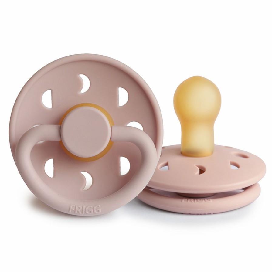 Pacifier Goods * | Frigg Blush Moon Phase Natural Pacifier