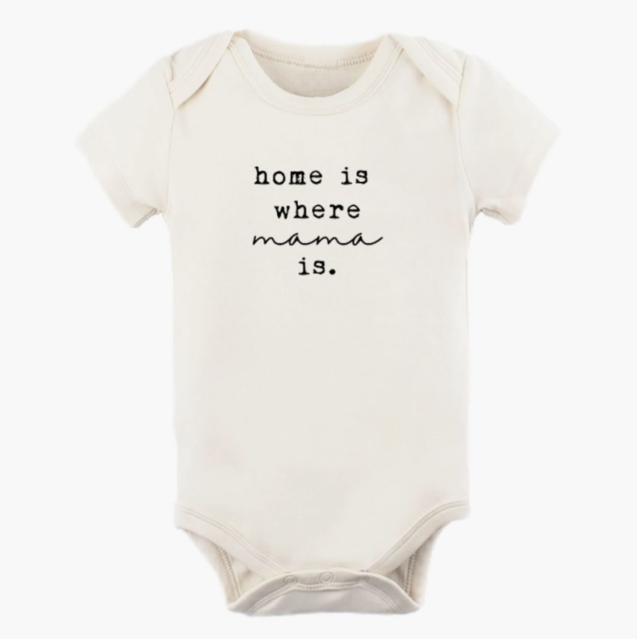 Clothing * | Tenth + Pine Bodysuits Home Is Where Mama Is Natural Organic Onesie