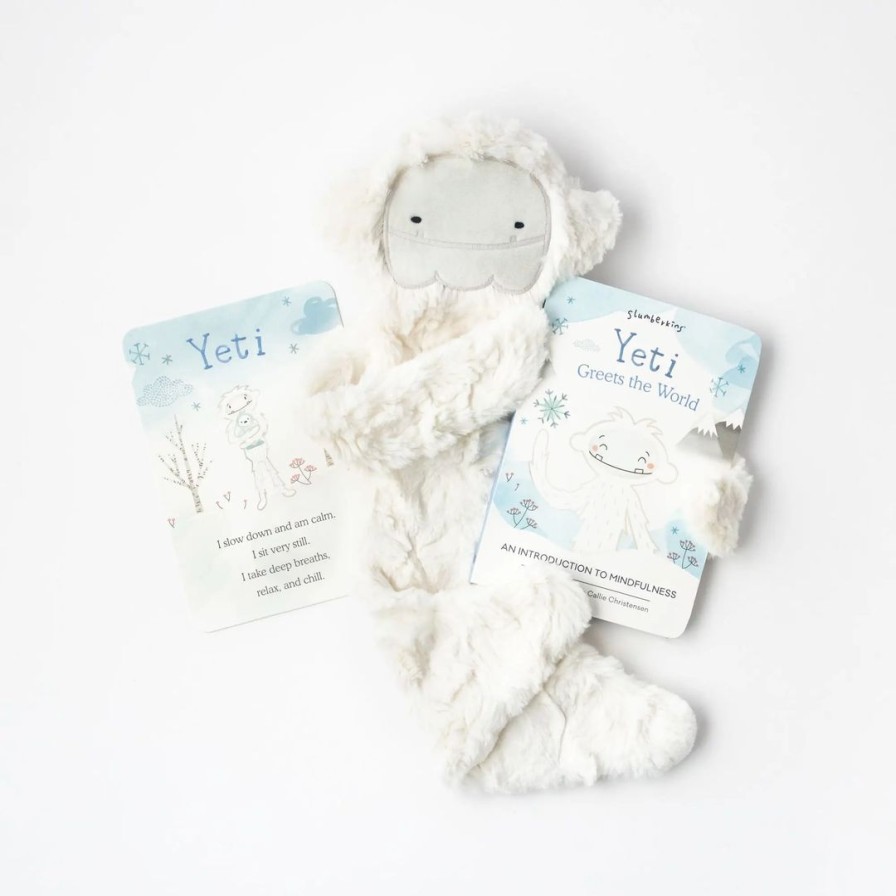 Dolls + Plushies * | Slumberkins Alpine Yeti Snuggler Mindfulness Collection