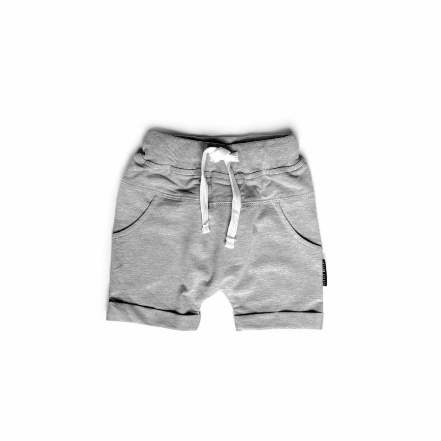 Clothing * | Little Bipsy Grey Harem Shorts Bottoms