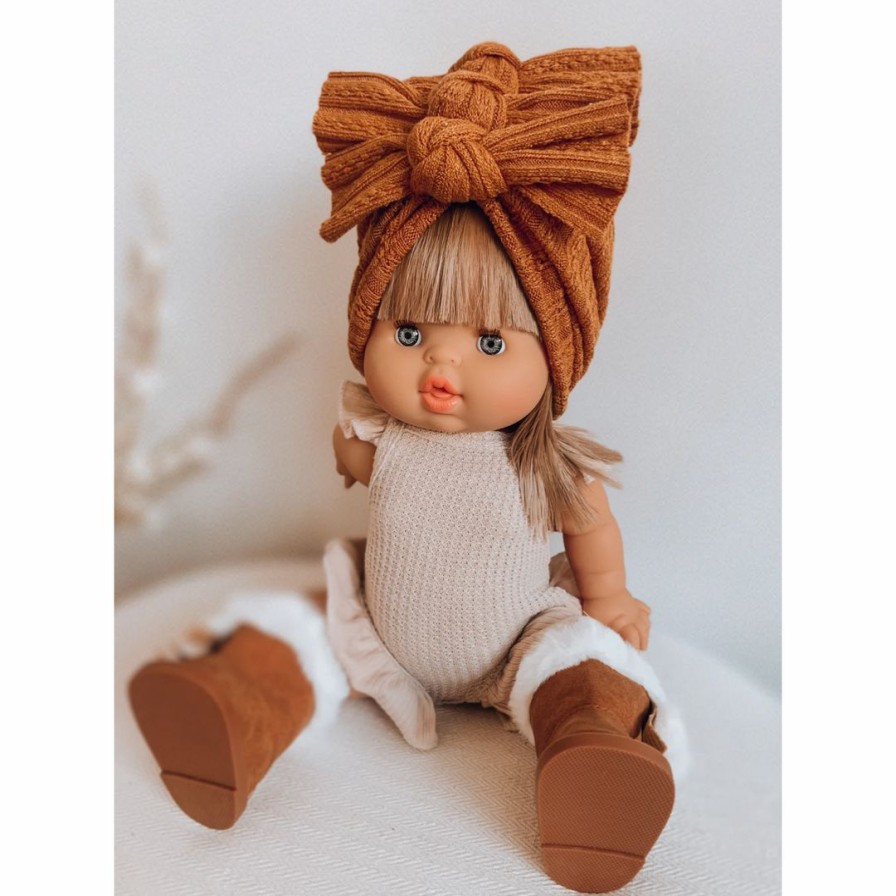 Dolls + Plushies * | Yze Baby Girl Minikane Doll Dolls + Plushies