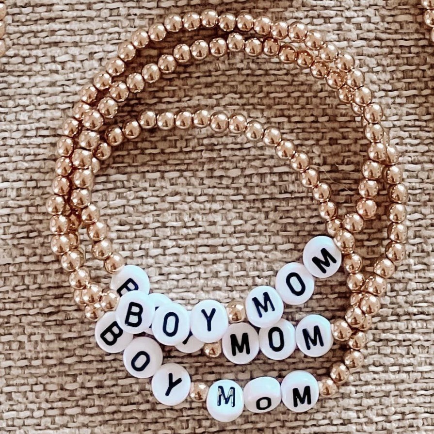 Women * | J+J Boy Mom Bracelet