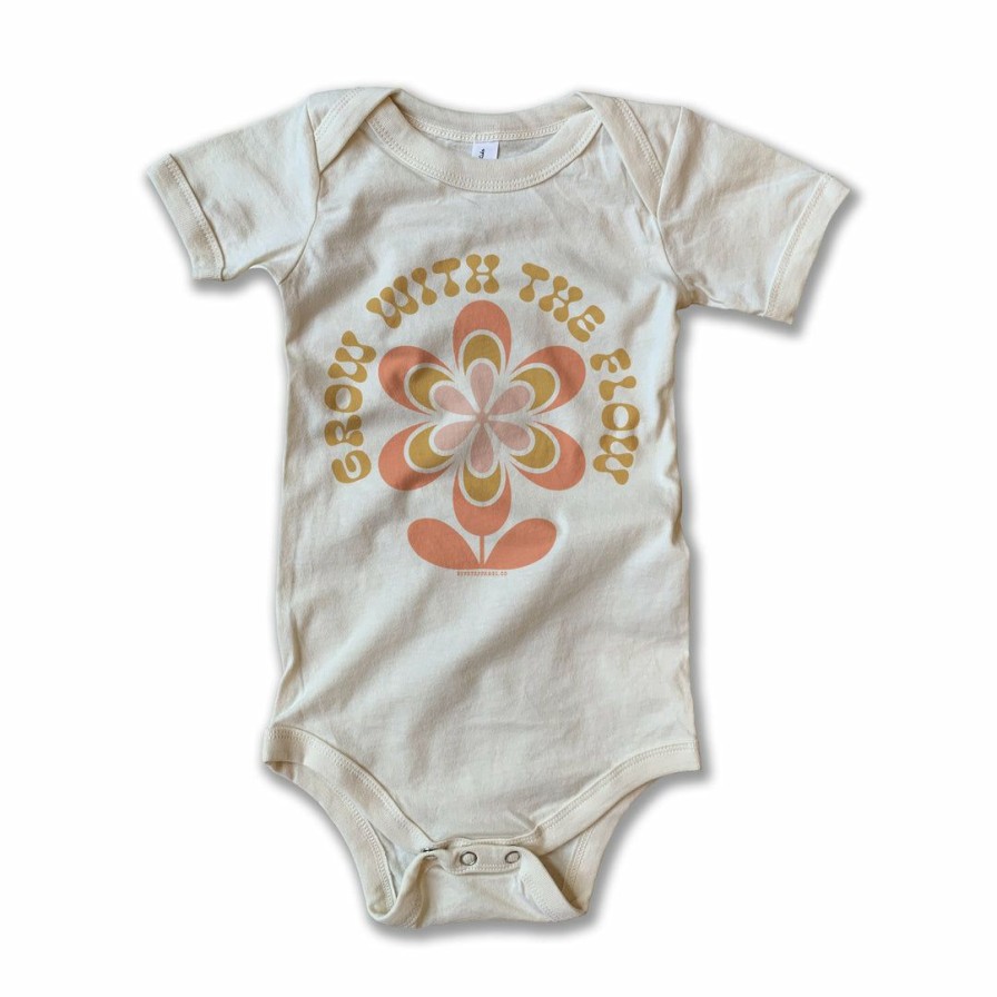 Clothing * | Rivet Apparel Grow With The Flow Onesie