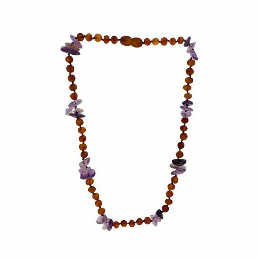 Jewelry * | Sweet Tree Amber Amber + Amethyst Necklace 13