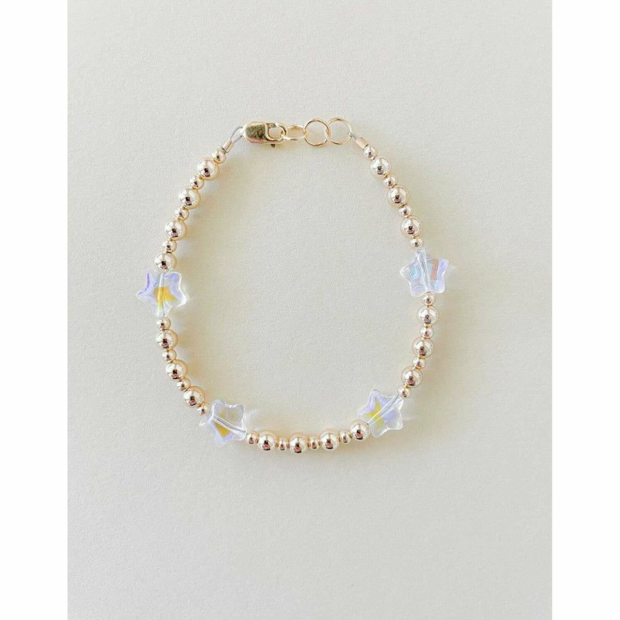 Women * | Little Lunds Co Shooting Stars + Gold Bracelet