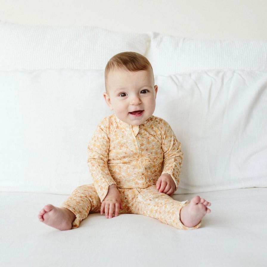 Clothing * | Goumi Kids Wildflowers Cotton Sleeper