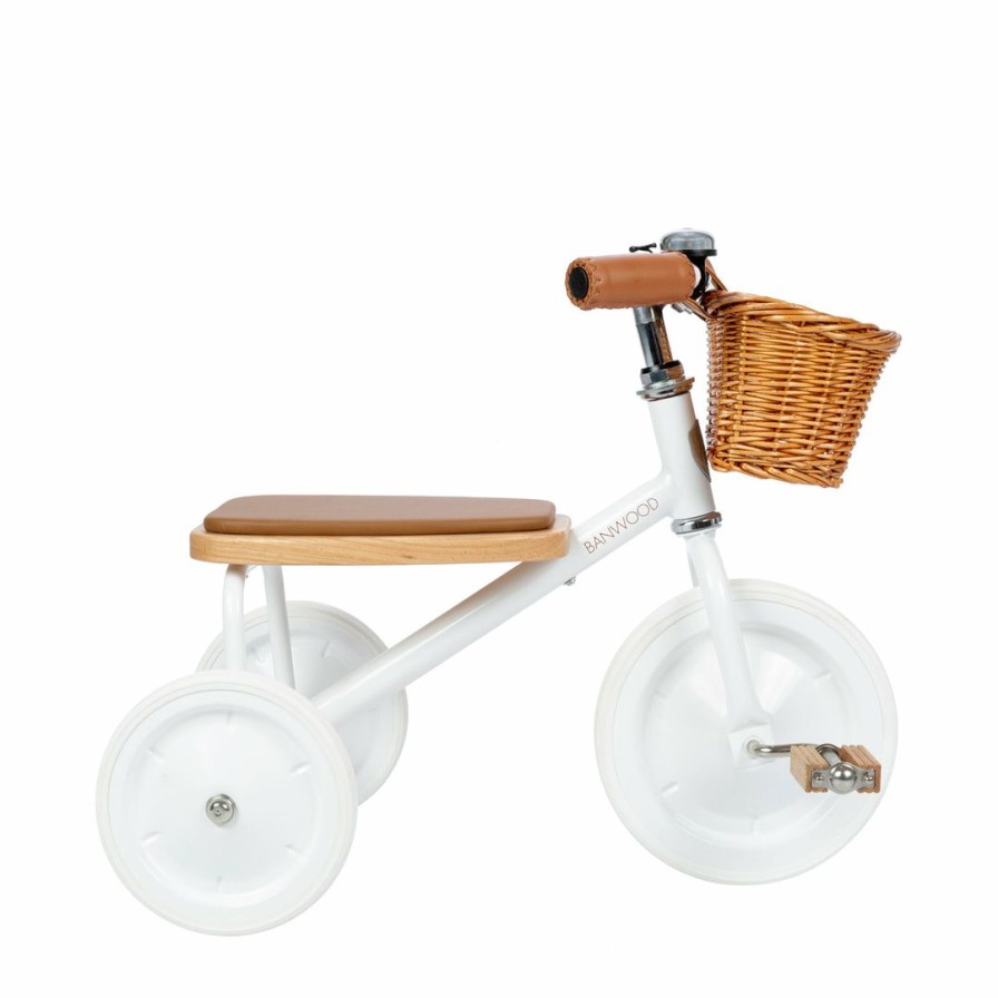 Toys * | Banwood Bikes White Banwood Tricycle Toys