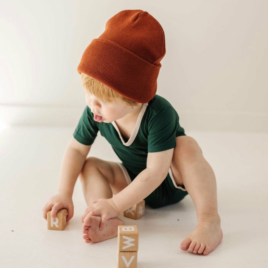 Clothing * | Joss + J Rust Knit Beanie Knits