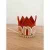 Party Time * | Cutest Little Party | One | Copper Felt + Toast Pom Trim + Toast/White Crown Party Time