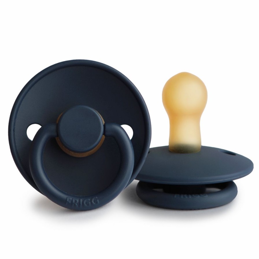 Pacifier Goods * | Frigg Dark Navy Natural Pacifier