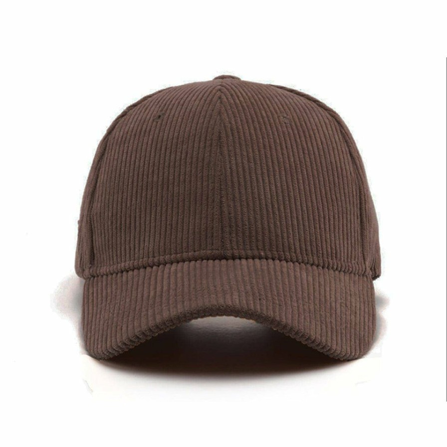 Women * | J+J Coffee Corduroy Baseball Cap