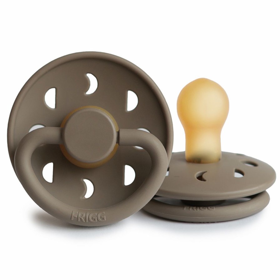 Pacifier Goods * | Frigg Portobello Moon Phase Natural Pacifier