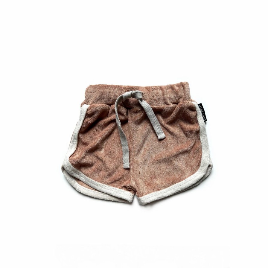 Clothing * | Little Bipsy Bottoms Cinnamon Terry Track Shorts