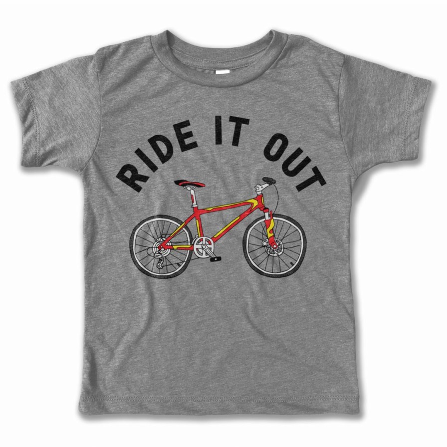 Clothing * | Rivet Apparel Graphic Tees Ride It Out Bike Vintage Tee