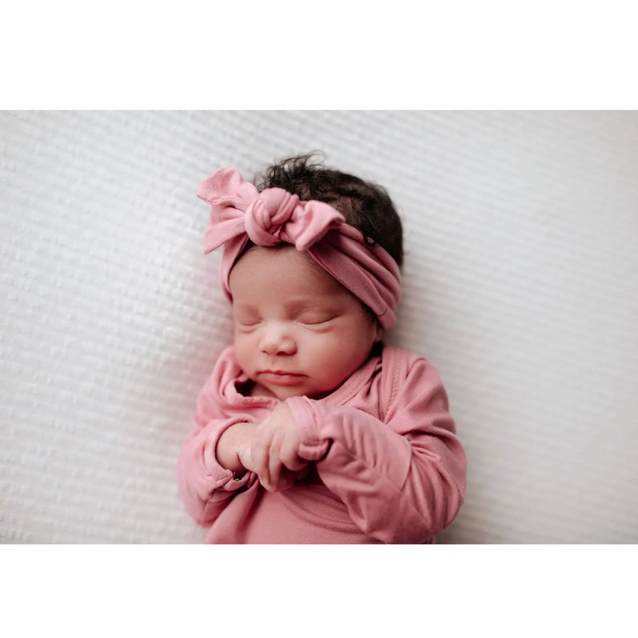 Clothing * | Three Little Tots Preemie + Newborn Rose Headband