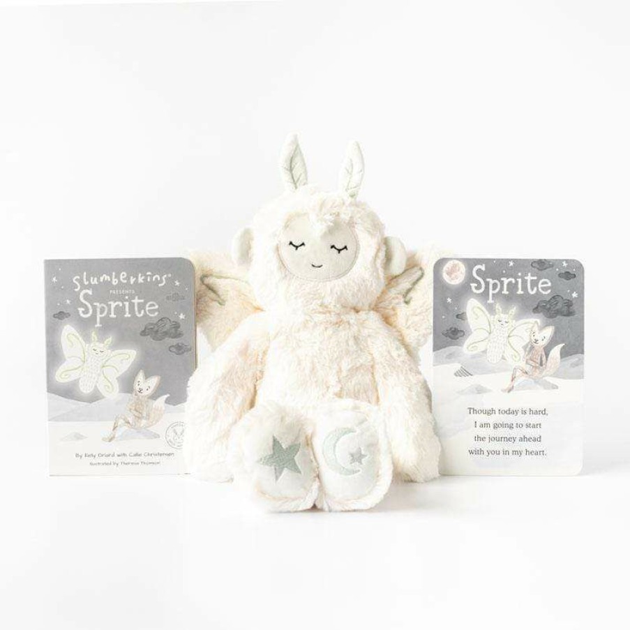 Dolls + Plushies * | Slumberkins Books + Puzzles Ivory Sprite Kin Grief & Loss Collection