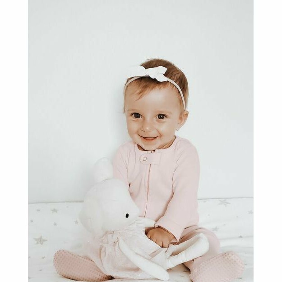 Clothing * | Loved Baby Blush Organic Cotton Zip Sleeper