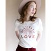 Women * | Polished Prints Cultivate Love Tee Graphic Tees