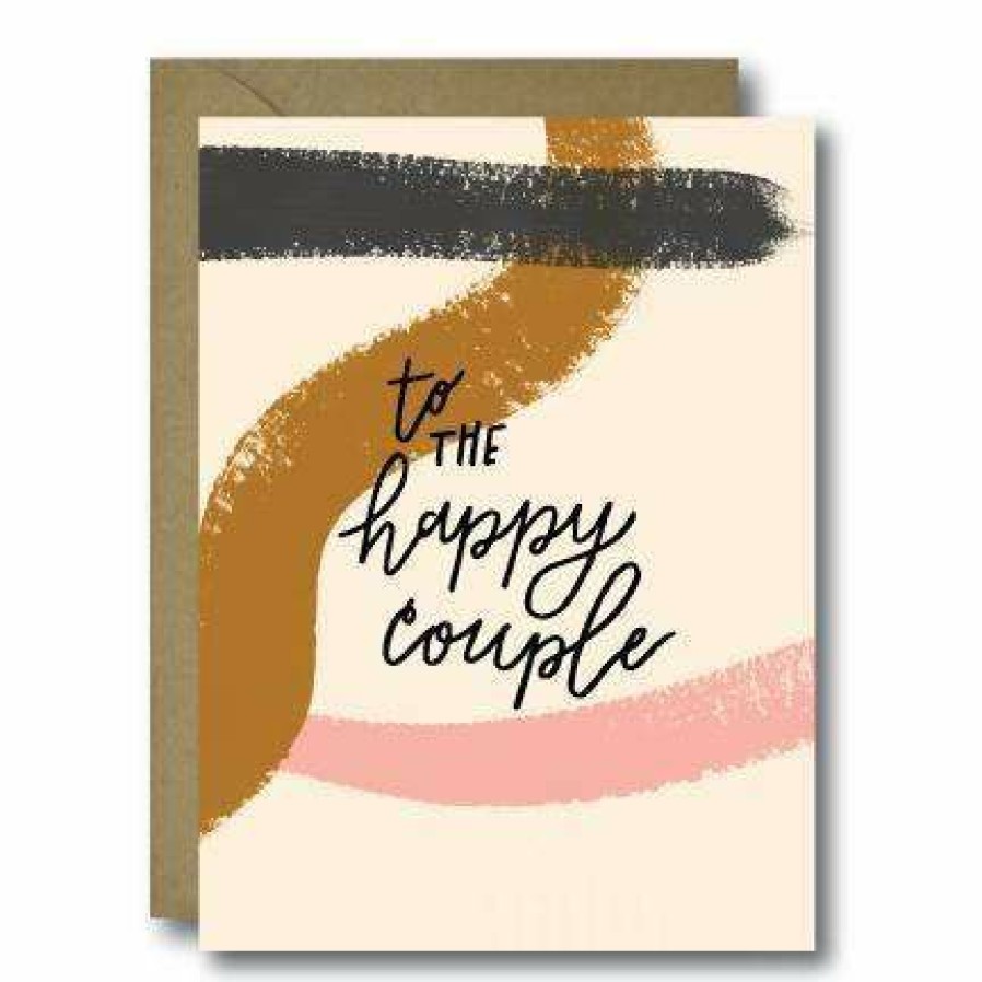 Party Time * | Black Lab Studio To The Happy Couple Greeting Card