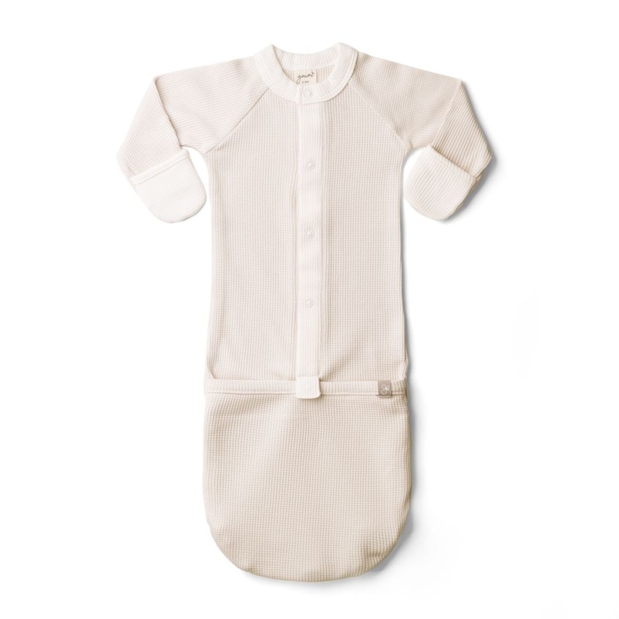 Clothing * | Goumi Kids Bunny Slope Thermal Bamboo Gown