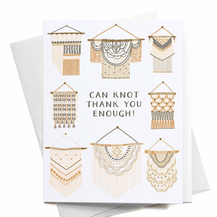 Party Time * | Onderkast Can Knot Thank You Enough Greeting Card Party Time