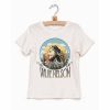 Clothing * | Livylu Graphic Tees Oatmeal Willie Nelson Tee