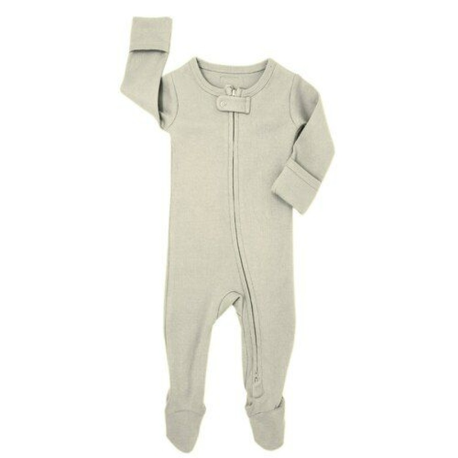 Clothing * | Loved Baby Stone Organic Cotton Zip Sleeper