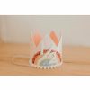 Party Time * | Cutest Little Party Party Time # 1/2 Baby Pink Glitter + Pastel Rainbow + White Glitter Crown