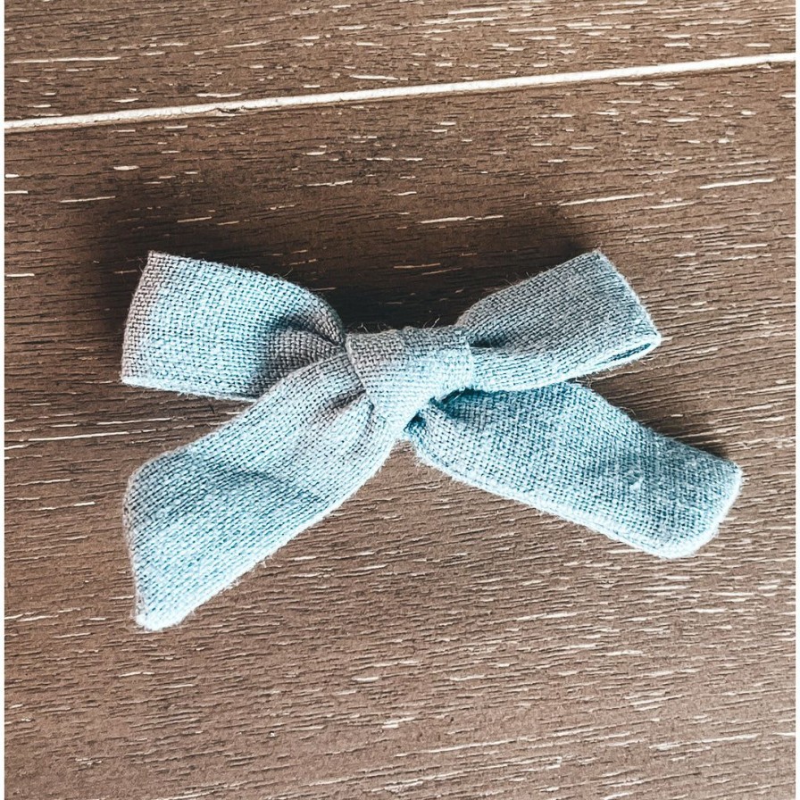 Headwear * | Mae + Skye Pigeon Blue Petite Schoolgirl Hair Clip