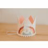 Party Time * | Cutest Little Party # 5 Baby Pink Glitter + Pastel Rainbow + White Glitter Crown