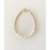 Women * | Little Lunds Co Jewelry Gold + Pearls Bracelet