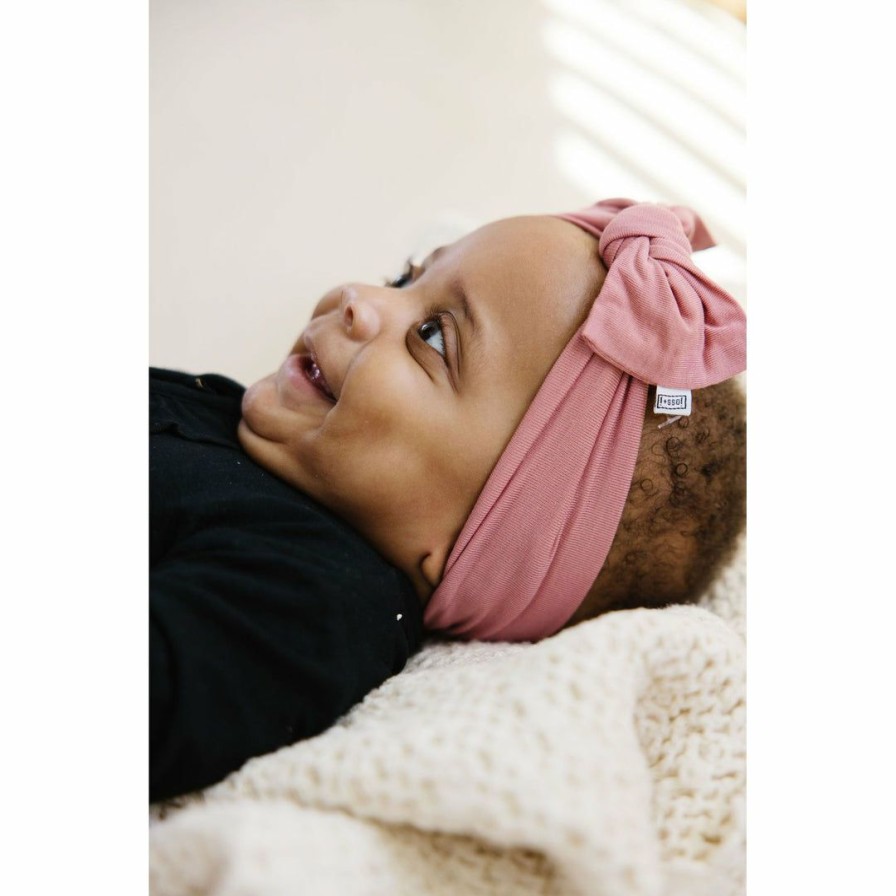 Headwear * | Joss + J Dusty Rose Bamboo Headband