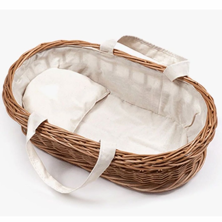 Dolls + Plushies * | Wicker Minikane Bassinet