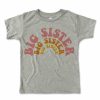 Clothing * | Rivet Apparel Big Sister Heather Stone Vintage Tee Graphic Tees