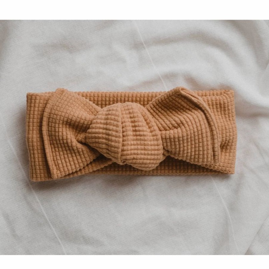 Headwear * | Mae + Skye Toast Waffle Knit Headwrap