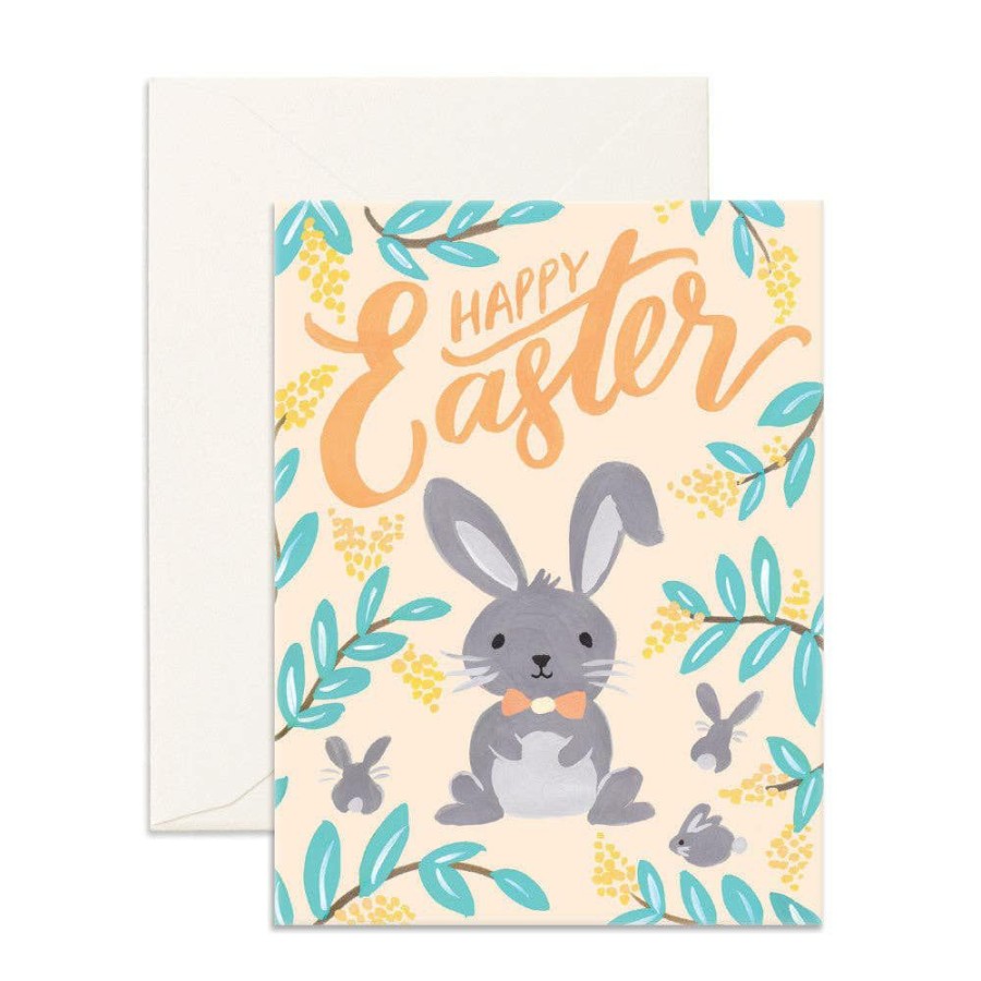 Party Time * | Fox + Fallow Easter Bunny Greeting Card