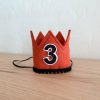 Party Time * | Cutest Little Party Party Time # 3 Copper Felt + Black Pom Trim + Black/White Crown